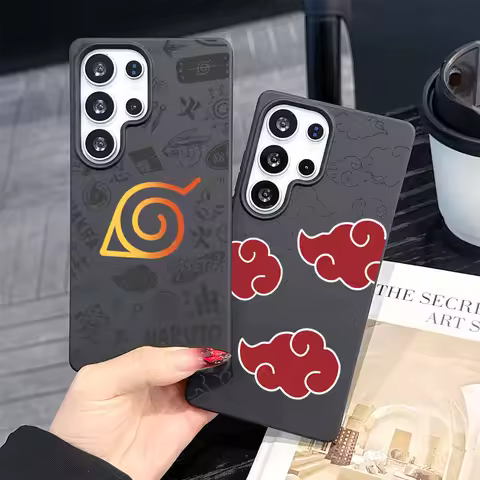 Anime Akatsuki Clouds Kurama For Samsung S25 Edge S24 S23 S22 S21 S20 S10E S10 FE Note 20 10 Ultra Plus Pro Lite Phone Case