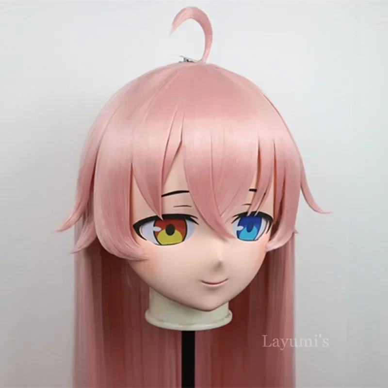 (B100) Customized Lifesize Mask Crossdressing with Backshell Silicone Anime Kigurumi Mask Cosplay