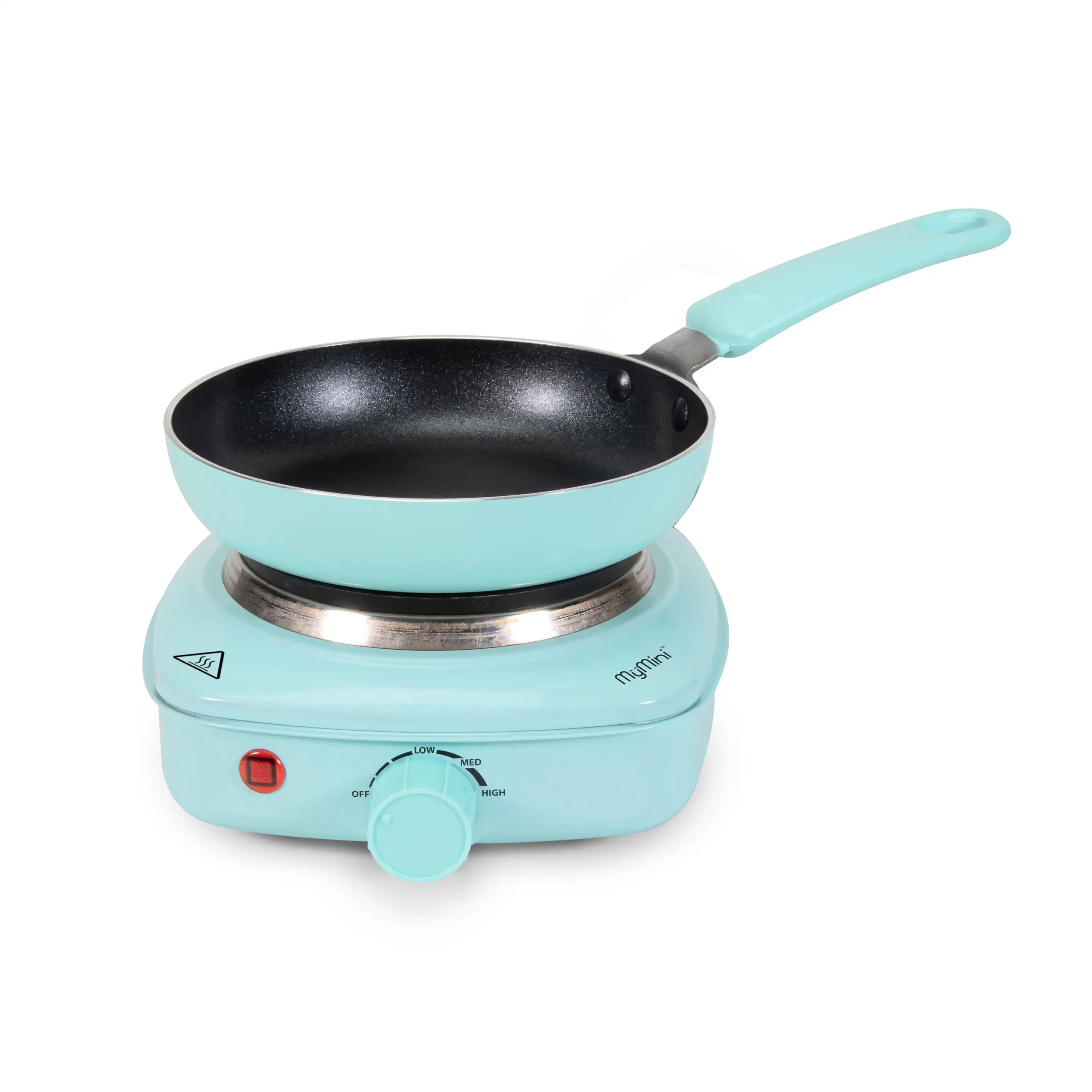 

2 Piece Urban Cook Set Blue Temperature Control Dial Perfect for on the Go Cooking Sturdy and Durable