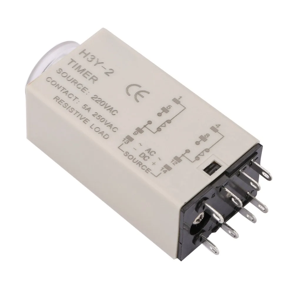 Delay Control H3Y-2 Time Relay 10s AC 220V Delay Timer Relay 8Pin Timer Time Relay Automation Systems