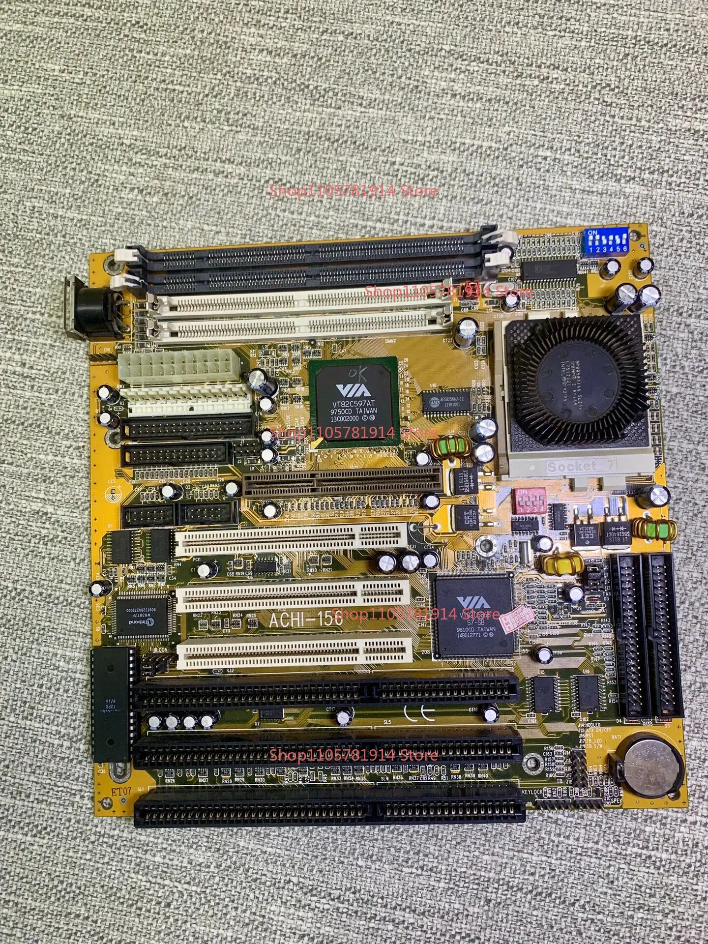 For ACHI-156 Antique Main Board + CPU ATX Power Interface Cannot Be Used, VIA 597 Chipset