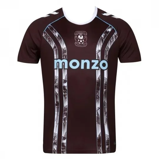 2026-27 Neues Coventry City Herren Fußballtrikot 3D-Druck Familienkleidung Y2K Übergroßes Casual Fan T-Shirt Familien-Set – Detail 5