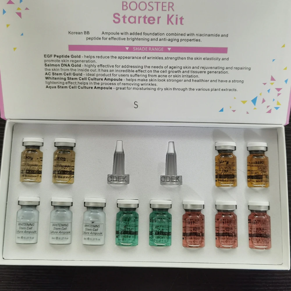Korea 8ml Face BB Cream Salmon DNA Serum Kit Rejuvenation Moisturizing Firming Brightening Foundation Beauty Skin Care