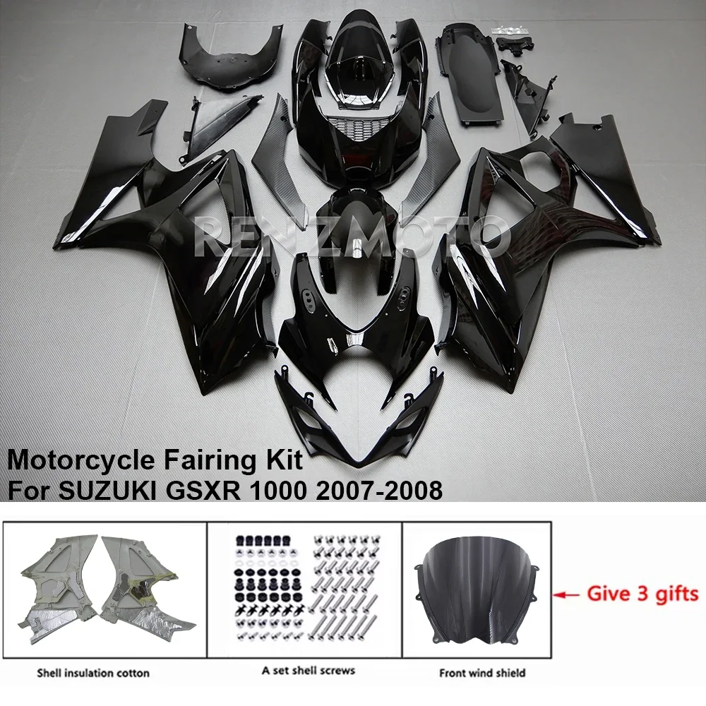 For SUZUKI GSXR 1000 2007-2008 Fairing R/Z S10825 Motorcycle Set Body Kit decoration Plastic Guard Plate Accessories Shell