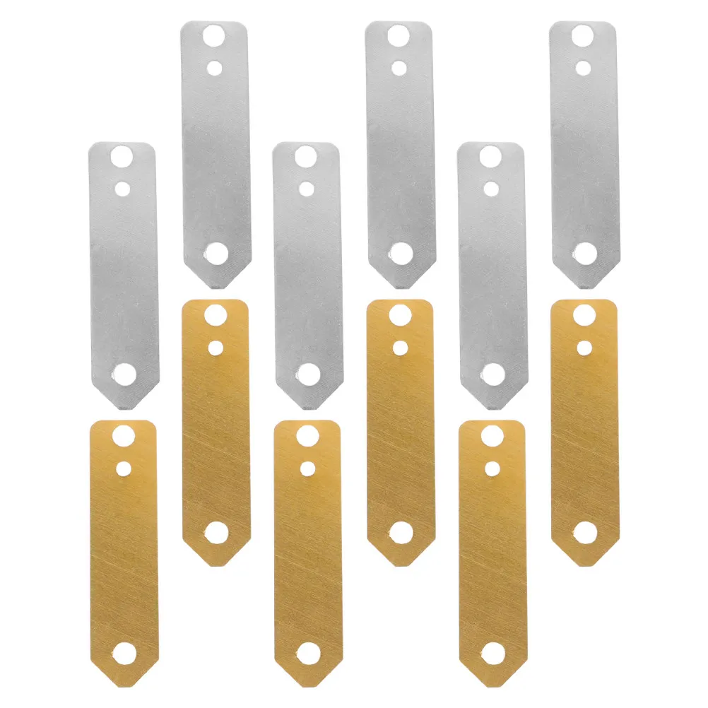 

12Pcs Copper Zinc Electrode Strips Set Science Experiment Supplies for Electrochemistry Educational Projects