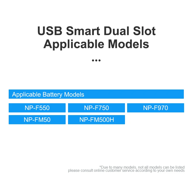 شاحن يو إس بي ببطارية ليد مناسب لسوني ، أو ، أو ، أو MC1500C ، أو L10 ، أو TR555 ، أو VX2200E ، أو D77 ، أو ، أو NP F970 ، أو NP F970 ، أو