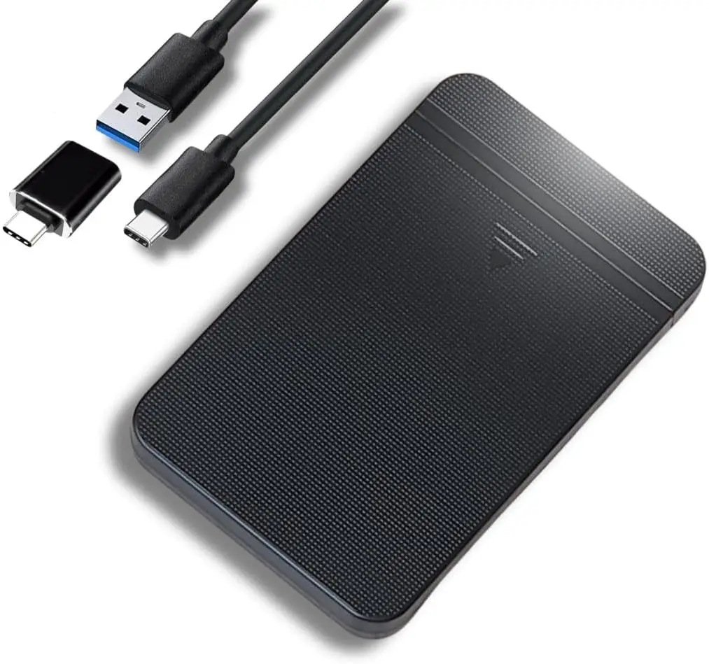 

Портативный внешний жесткий диск на 500 ГБ с USB 3.0 и USB-C для ПК, Mac, PS5, PS4, телефонов и Xbox — быстрое хранение данных