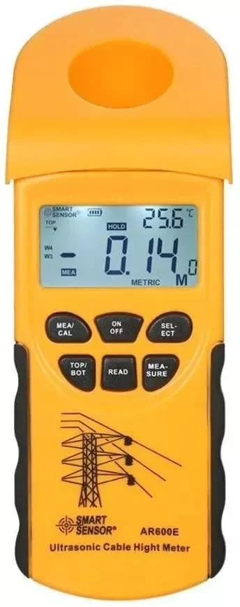 Ultrasonic Cable Height Meter Tester 3-23m Height 3-15m Plane Measuring ToolOperation Condition  -10°C~40°C