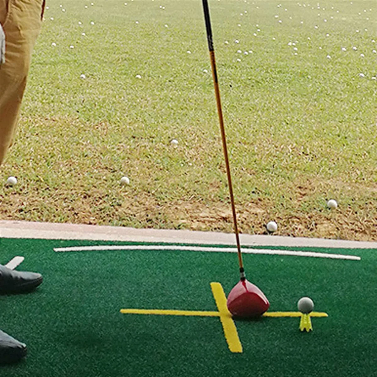 Kaus Simulator Golf, 19 buah latihan untuk rumput dan jangkauan mengemudi kaus latihan Golf dalam ruangan