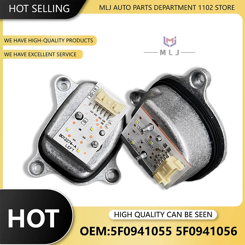 5F0941055 5F0941056 For SEAT ARONA KJ Headlight LED Light Source Module Unit Angel Eye Module With Heatsink Car Accessories