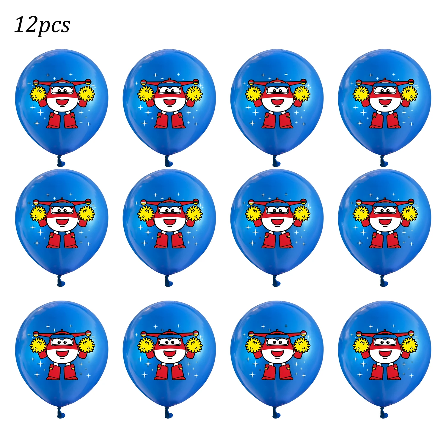 12/24/36 Stuks Super Vleugels Party Ballonnen 12Inch Latex Ballon Set Baby Douche Jongen Meisje verjaardagsfeestje Decoraties Kinderen Speelgoed Gift