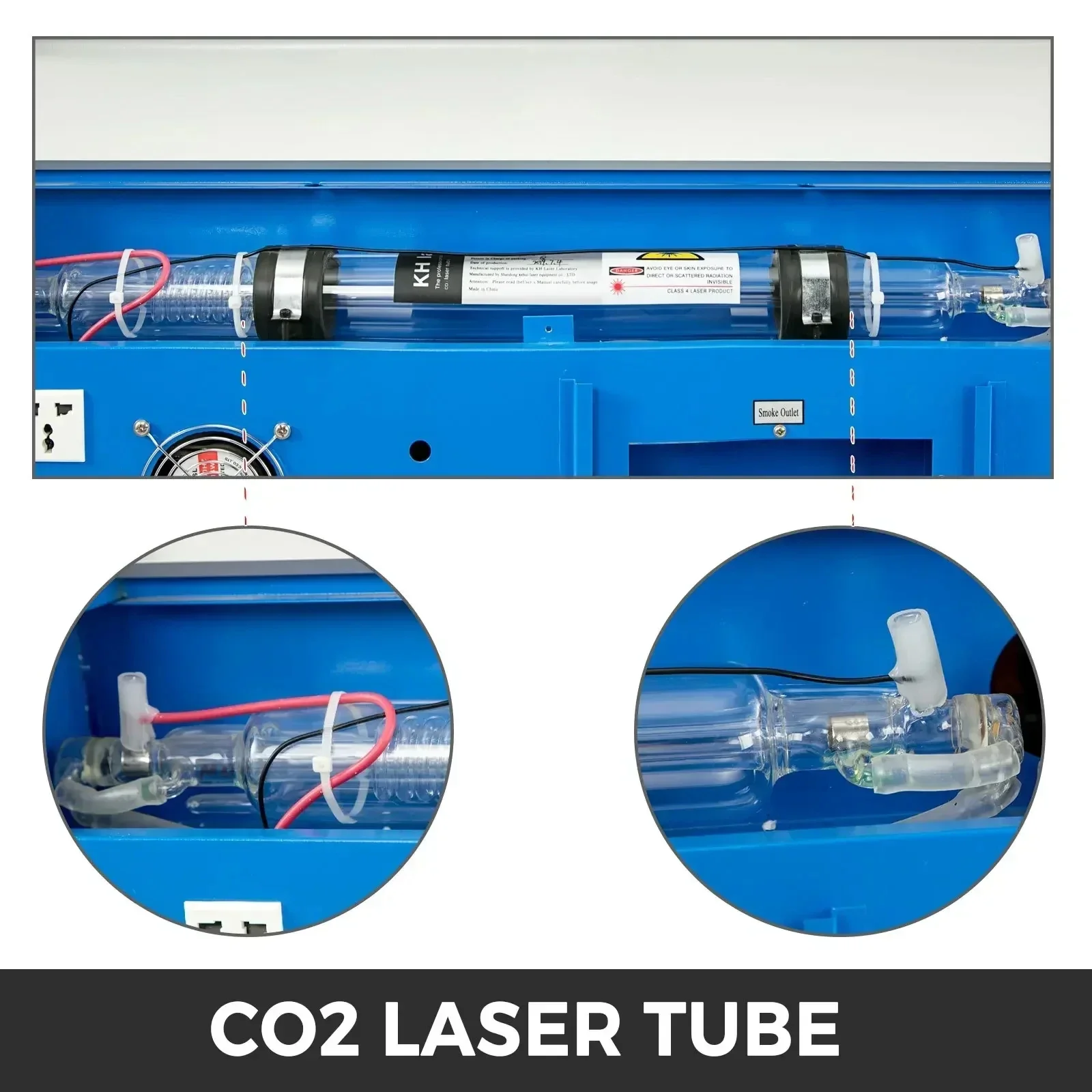 VEVOR CO2 Laser Engraver 40W 50W USB CO2 Laser Engraving Machine 30*20cm Cutter Tools For Acrylic Wood Leather Woodworking
