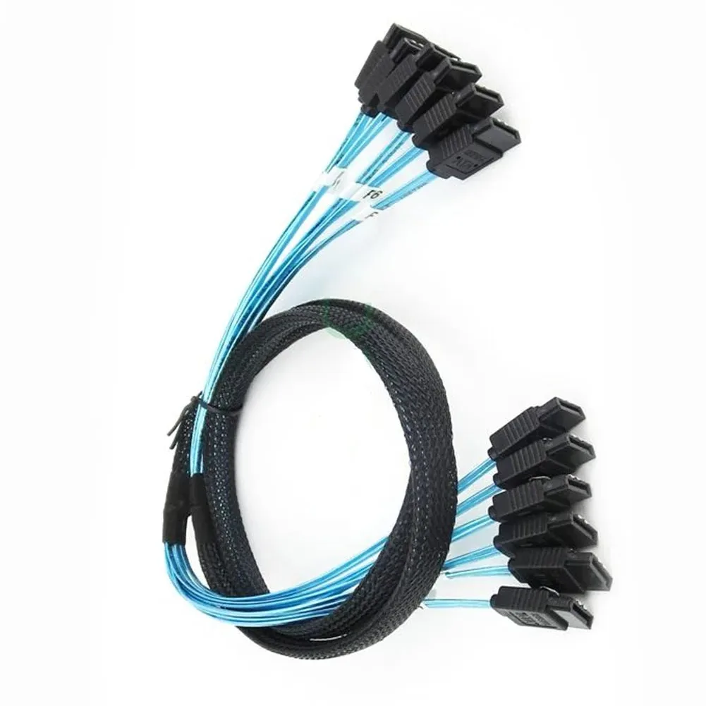 For SATA III 6Gbps Dual Channel Data Cable for Direct Connection of Multiple Drives to For SATA Backplanes and Host Adapters