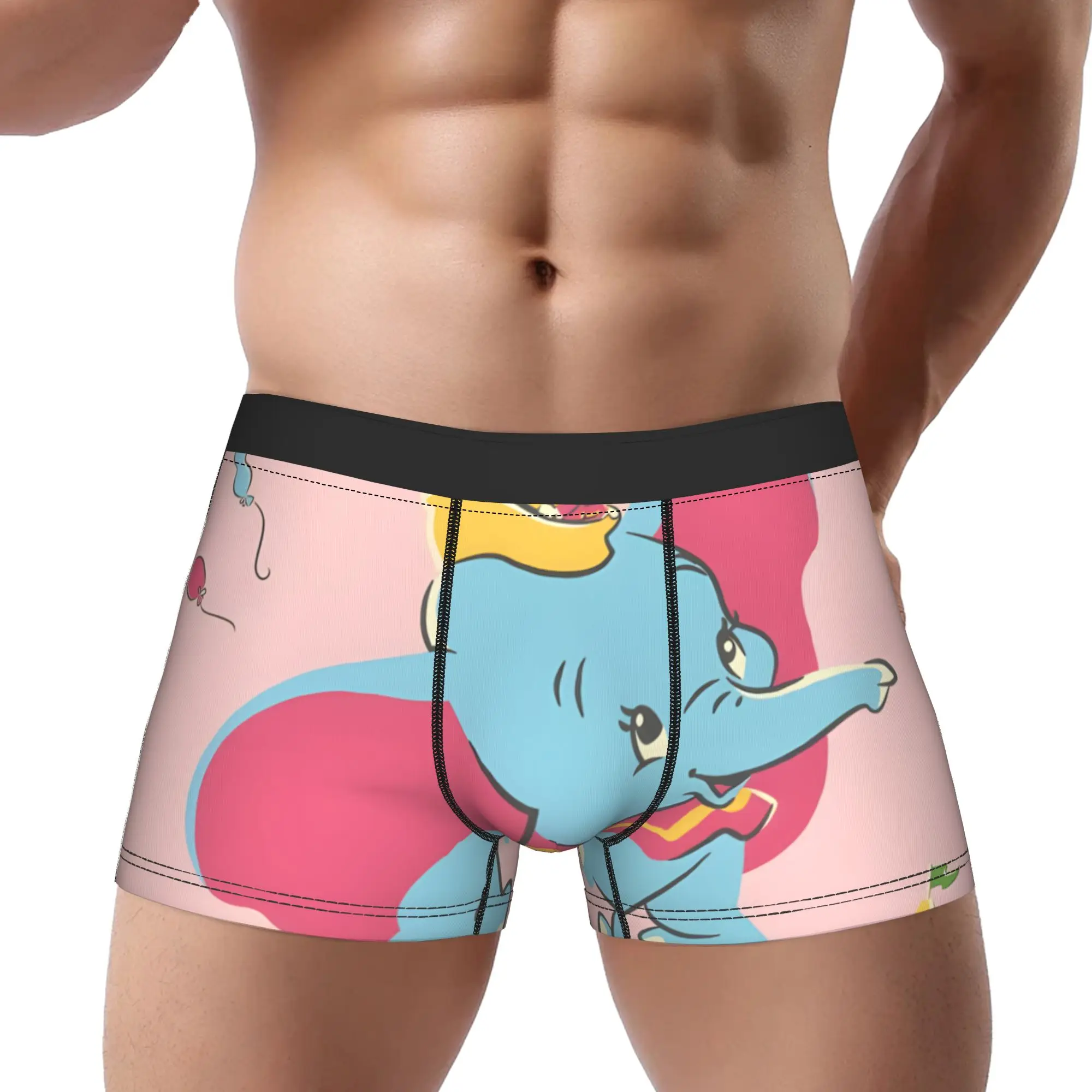 

1piece Train Dumbo Underpants Homme Panties Male Underwear Comfortable Shorts