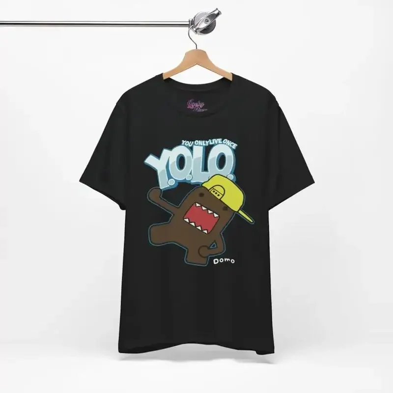 You Only Live Once Y O L y2k Fashion T Shirt Domo Kun