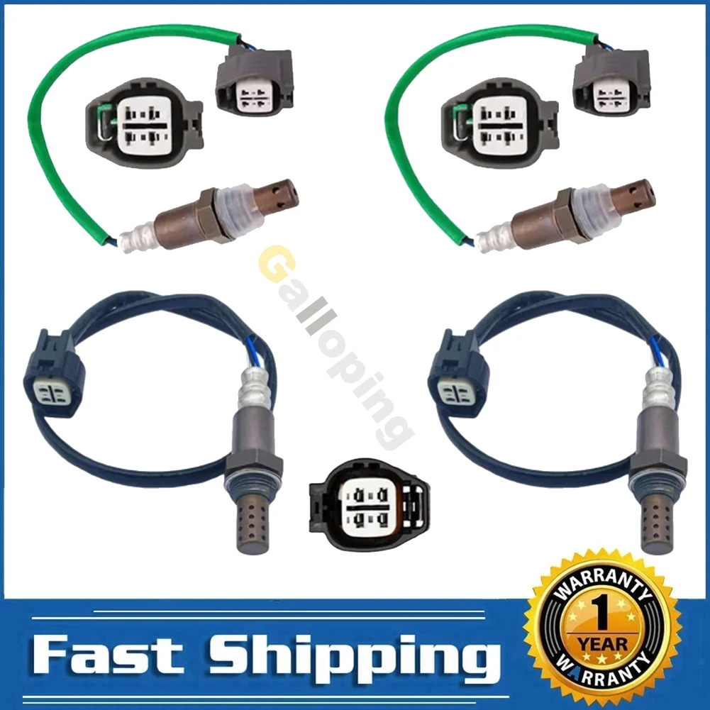 4Pcs O2 Oxygen 02 Sensor for Jaguar S-Type 2006 2007 2008 2009 XF XJ8 XKR 06-09 XK 07-09 Upstream Downstream 234-9125 234-4951