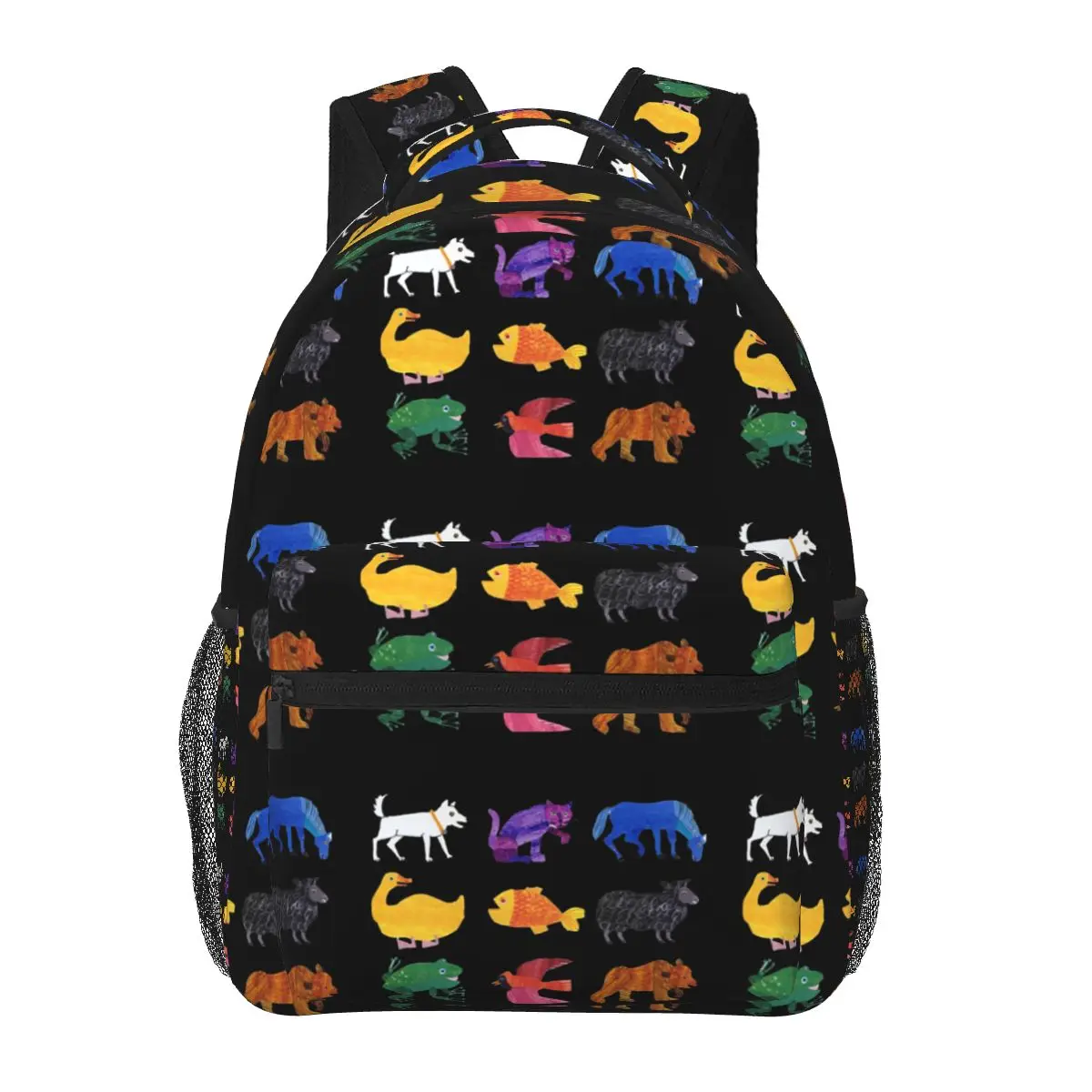 Eric Carle Animals Backpacks Boys Girls Bookbag Children School Bags Cartoon Kids Rucksack Shoulder Bag Large Capacity