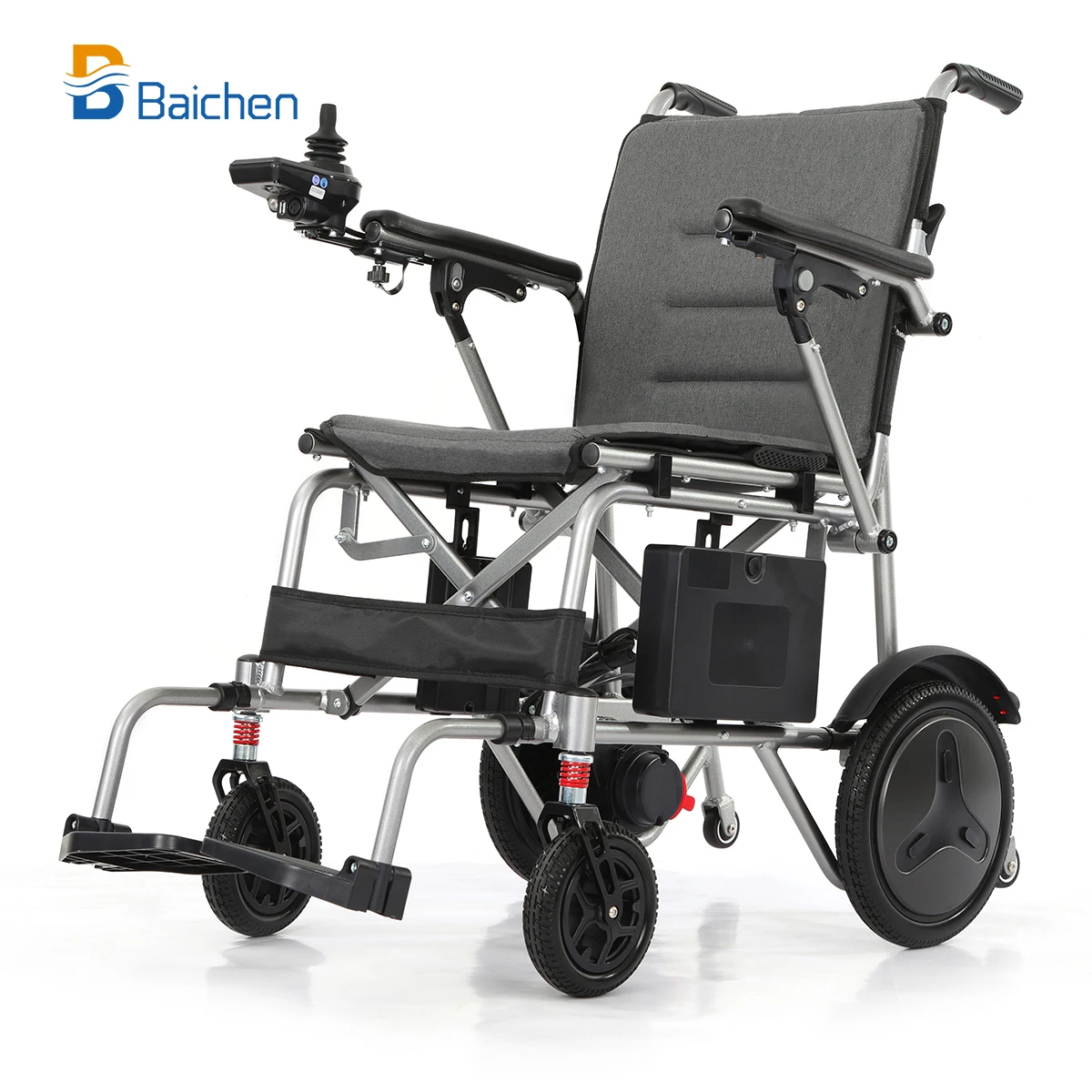 2026 Foldable Ultra Light Portable Motorized Wheel Chair Elderly Aluminum Beach 4x4 Electric Wheelchair for Adults