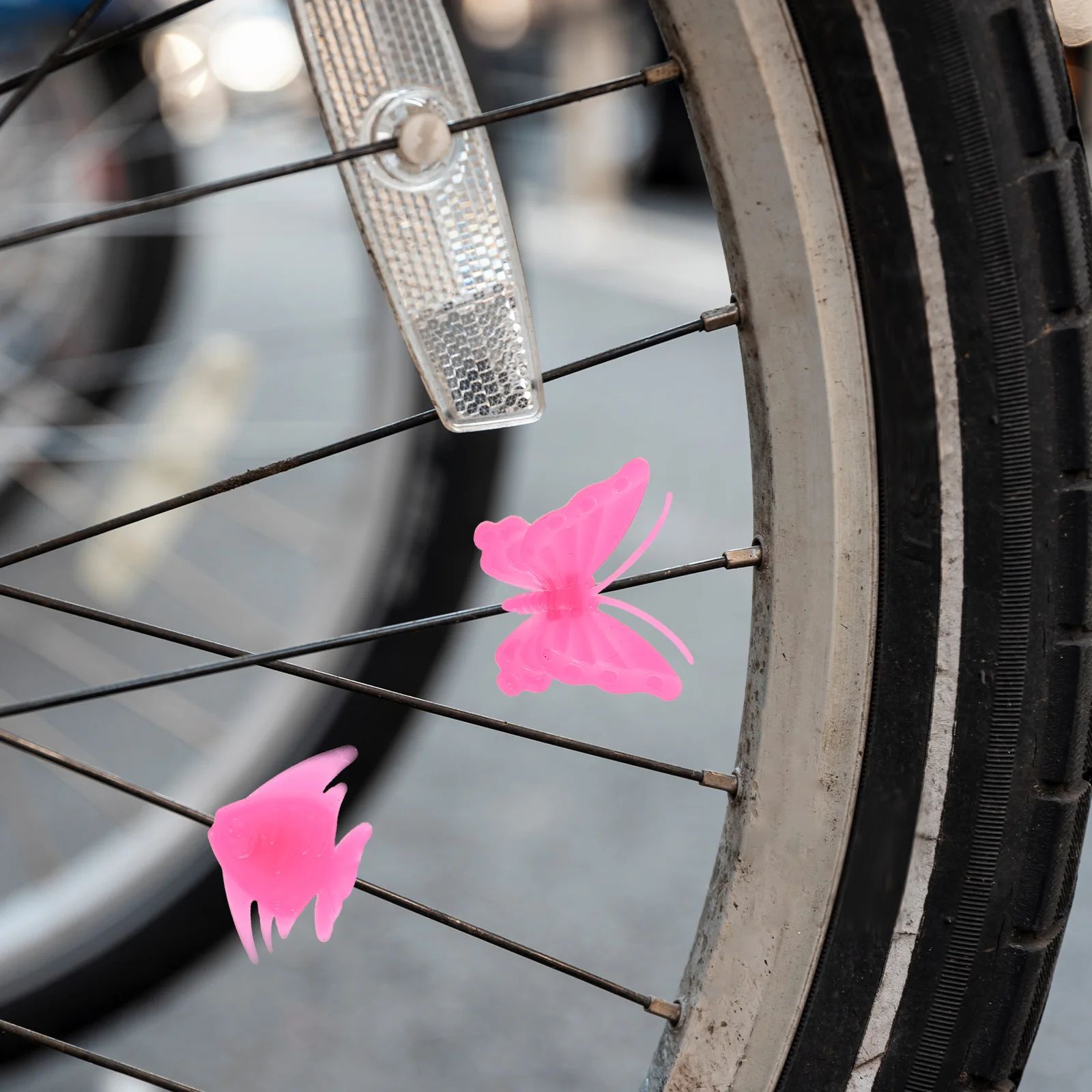 

25 pcs Tire Decoration Beads Plastic Bike Accessories for Kids Adult Bicycles Wheel Decorations Cute Stylish Long Lasting