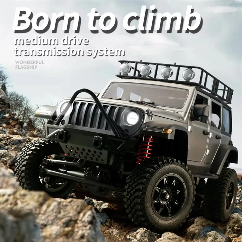 1:12 MN128 نسبة كاملة 4WD RC الزاحف RTR 2.4 جيجا هرتز على الطرق الوعرة روك عربات التي تجرها الدواب هيكل معدني هواية نموذج هدية