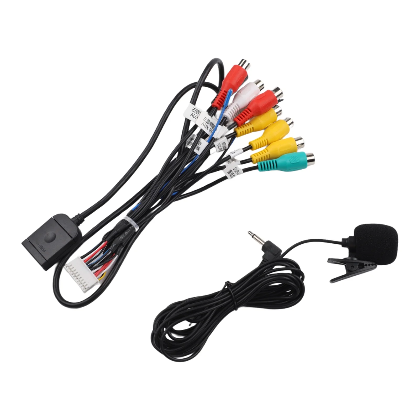 20pin Connector Radio Multimedia GPS High Universality Fitment Wear-resistant Design 3.5mm Microphone Interface