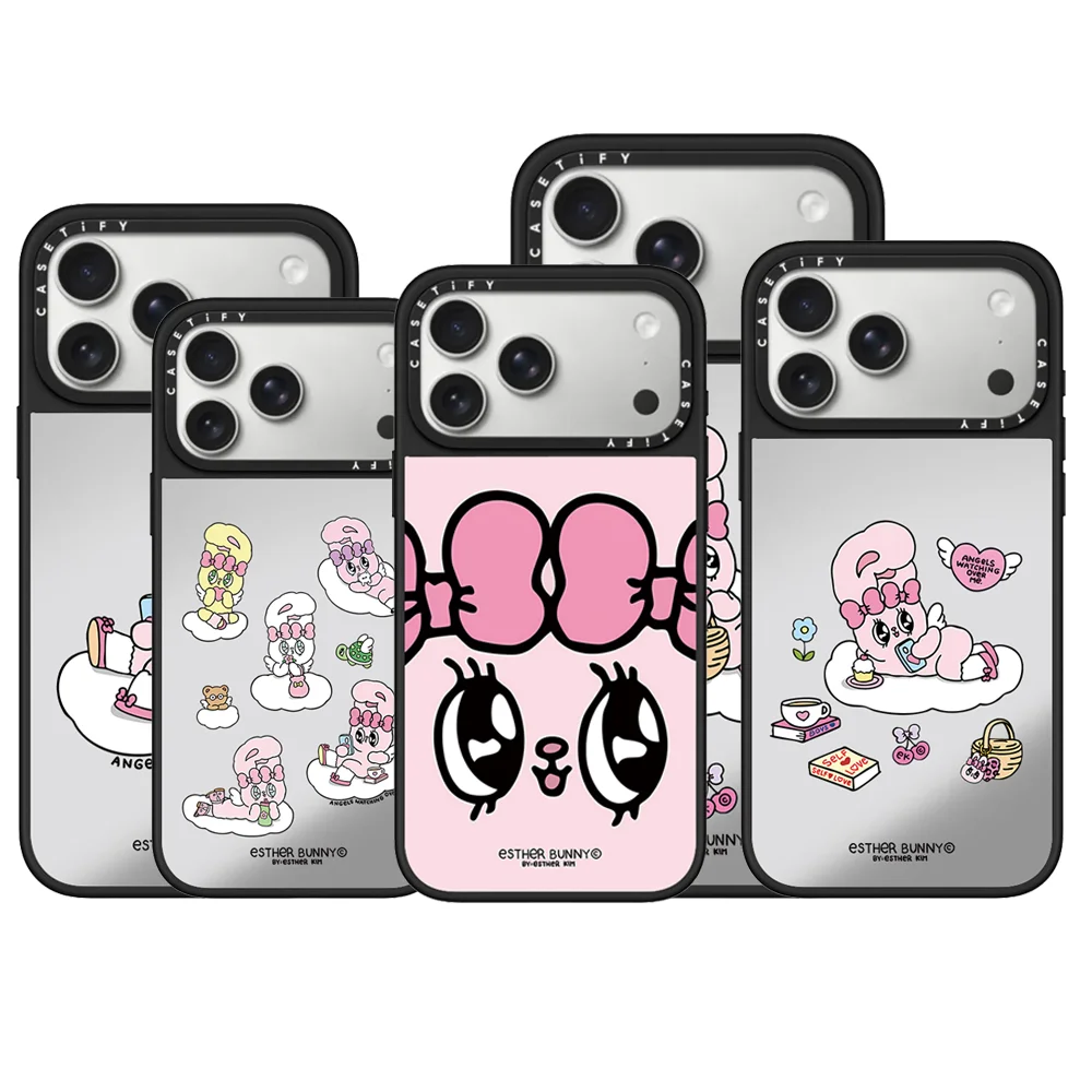 

CASETiFY Cute Cartoon Bunny Phone Case Suitable for IPhone 17 16 15 14 13 Pro Max Air 16 Plus 17 Pro Magnetic Protective Case