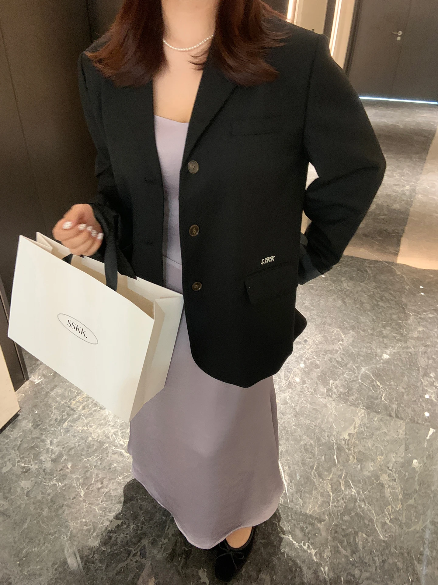 

Korean Sle plus Size oulder Fit Suit Jaet for Women Casual Commute Warm Long Sve Regular Length Loose Fit Coat