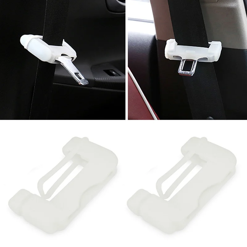 Car Safety Belt Buckle Covers Padding Pad Buckle Protector Anti Scratch for Hyundai ix35 iX45 iX25 i20 i30 Sonata,Verna,Solaris image 4