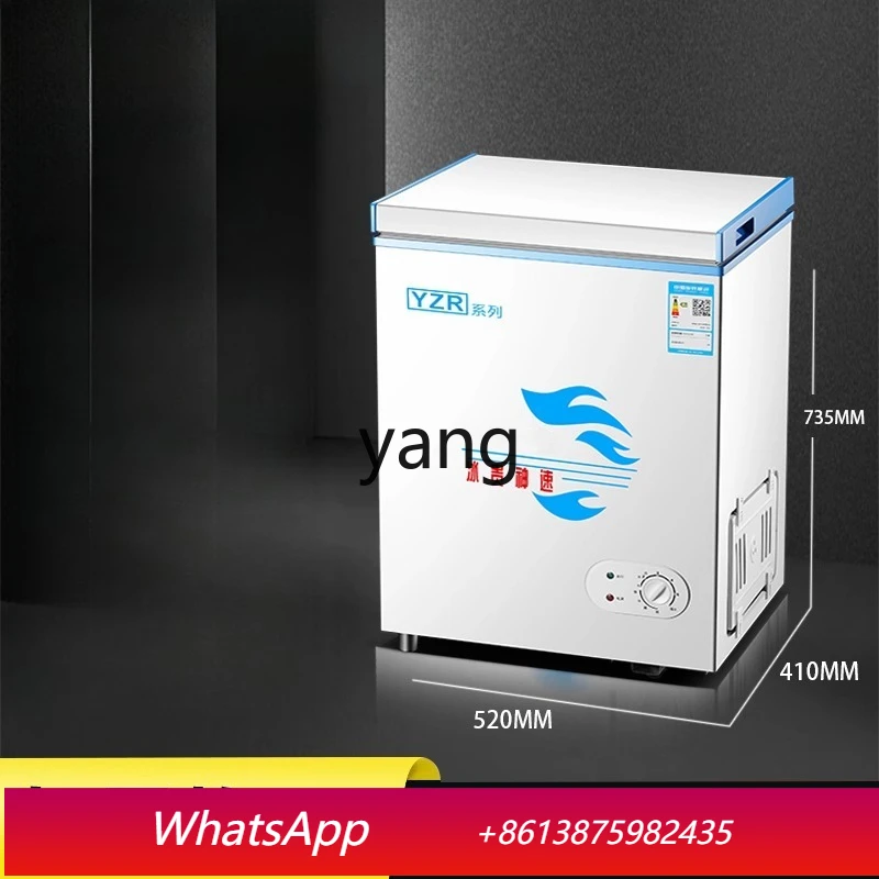 Lcx Household Commercial Freezer Large Capacity Dormitory Small Freezer Dual Purpose Horizontal Double Temperature