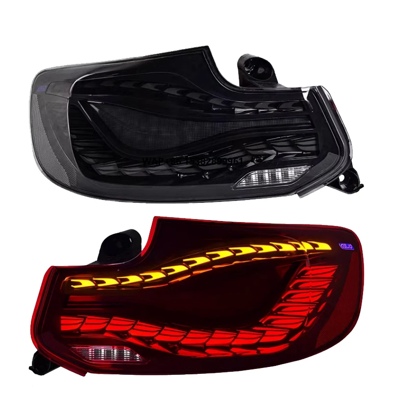 MJ for  F22 Taillight 2014-2020 F23 F87 Upgrade OLED Rear Light Dragon Scale LED F22 Taillight Rear Lamp