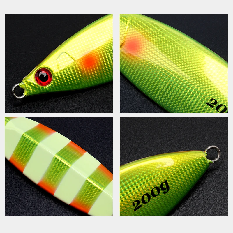 SF23 Fishing Lure Metal Jig Slow Jig Metal Casting Spoon 120G/150G/200G Artificial Bait Off Shore Cast Jigging Fishing Tackle view 3