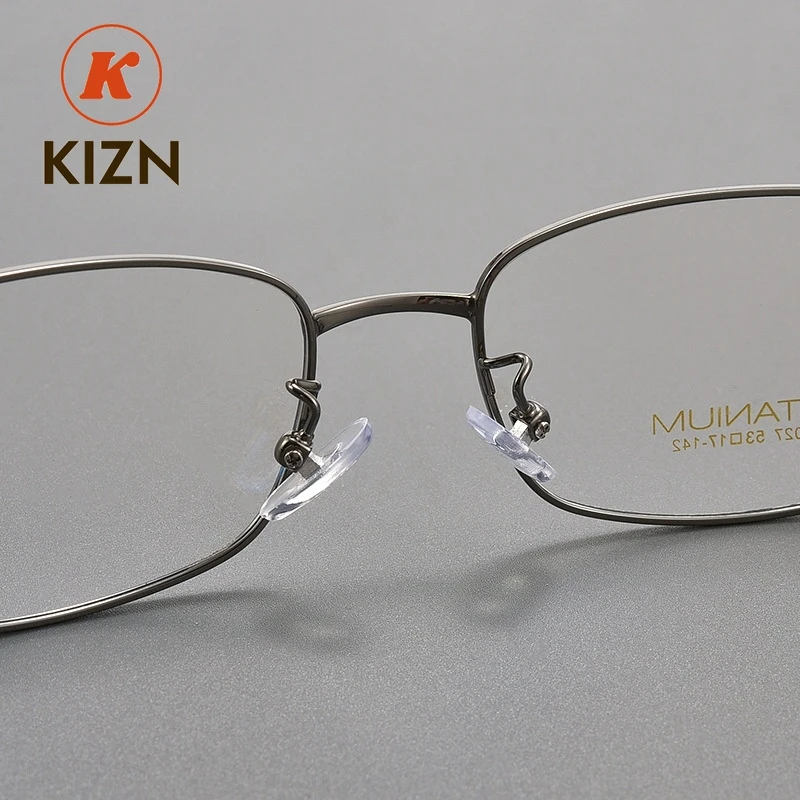 

Оправы для очков KIZN 8027T: ультралегкие, деловые, простые квадратные, титановые, мужские, для коррекции зрения