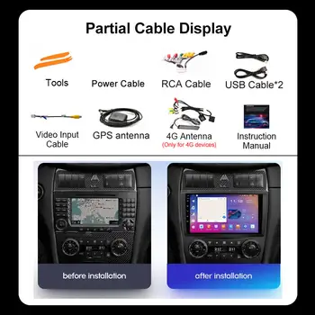 Android Auto pro Mercedes Benz W203 W209 W219 W169 A160 C180 C200 C230 C240 CLK200 Autorádio Multimediální Přehrávač GPS Navigace 8 nejlepší prodej Multimédia Mercedes W169 - №8