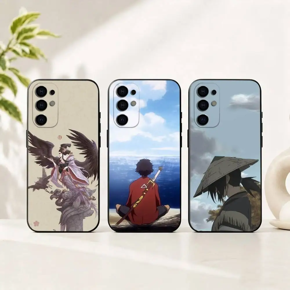Samurai Champloo-O Anime gift Phone Case For Samsung S25,S24,S21,S22,S23,S30,Ultra,S20,Plus,Fe,Lite,Note,10,Black Cover