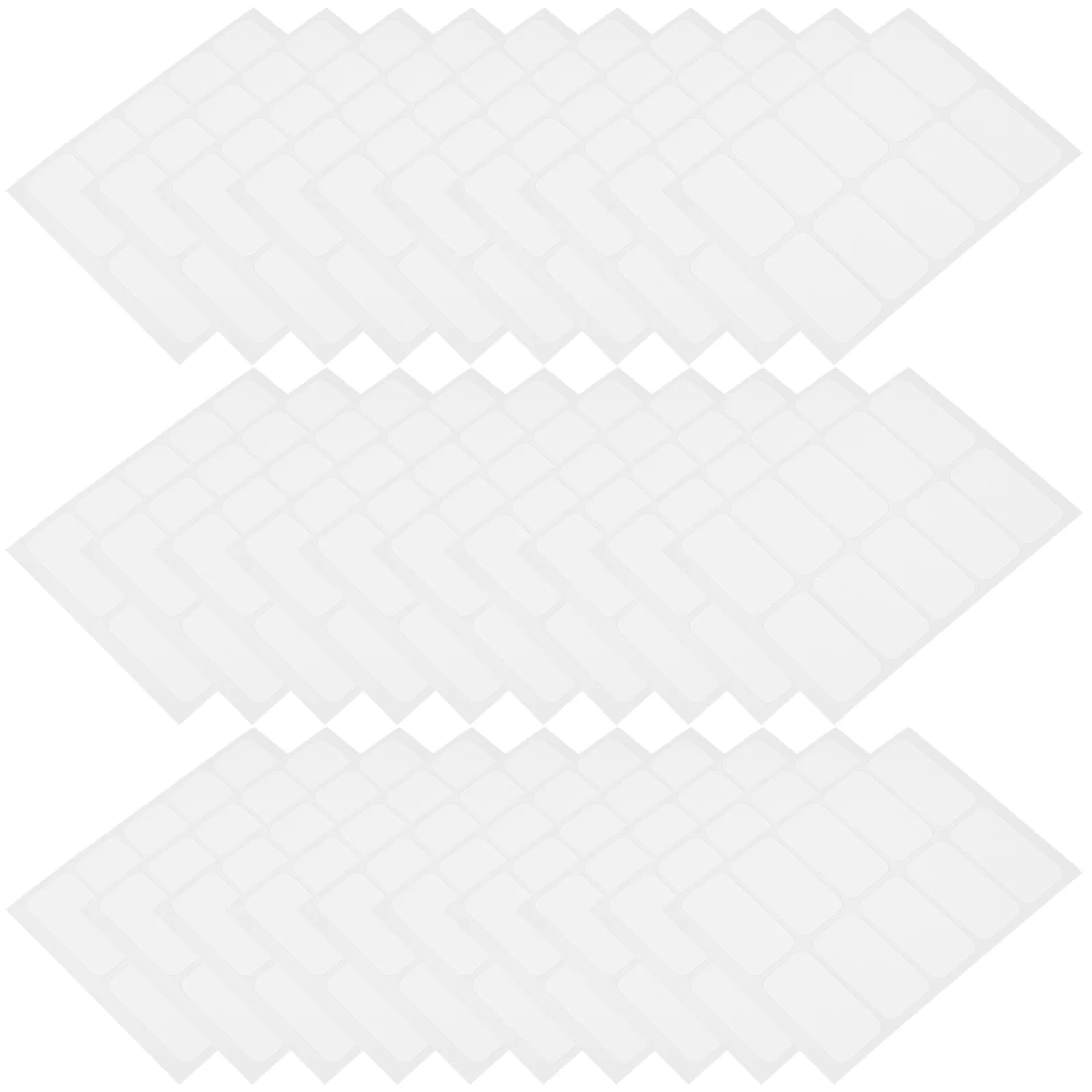 

120 Pcs Washable Self Adhesive Clothing Labels 30x15mm No Iron Fabric Tags for Laundry Room Kids Daycare Office Use