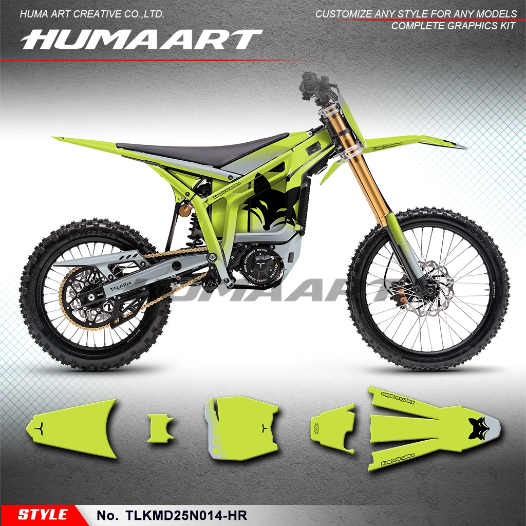 

HUMAART Custom Racing Sticker Graphics Kit for TALARIA KOMODO, Accessory, Style No.TLKMD25N014-HR