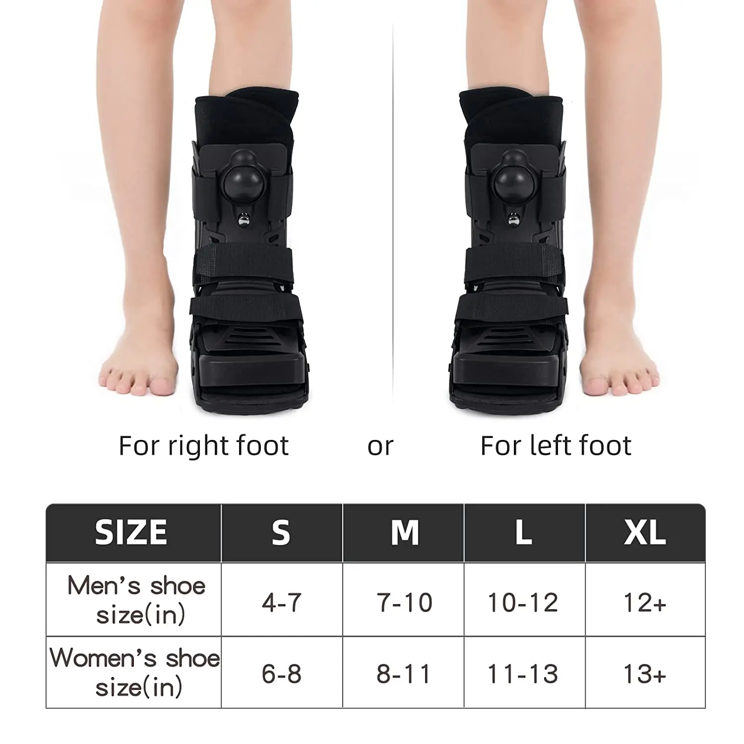 1Pcs Air Cam Walker Fracture Boot Medical Inflatable Walking Boot Orthopaedic Boot for Sprained Ankle Protective Tool