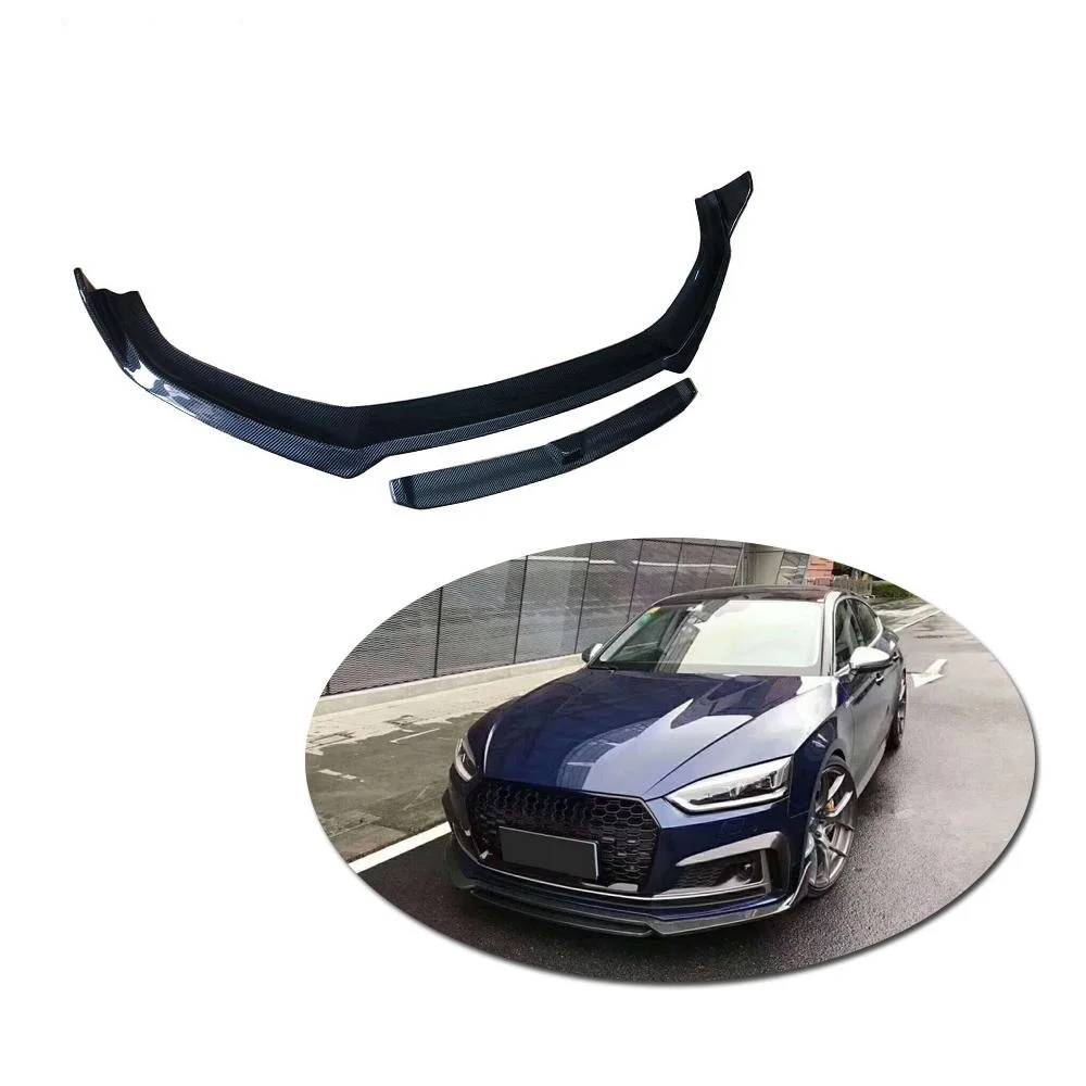 

S5 B9/A5 S LINE 2017-2019 – High Quality Carbon Fiber Front Diffuser Lip