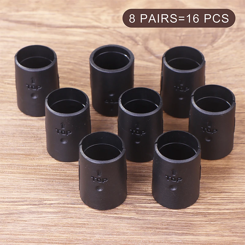 16Pcs/8Pairs Shelving Sleeves Wire Shelving Shelf Lock Clips Fixed Plastic Clip For Wire Shelving System Home Shelf Accessories