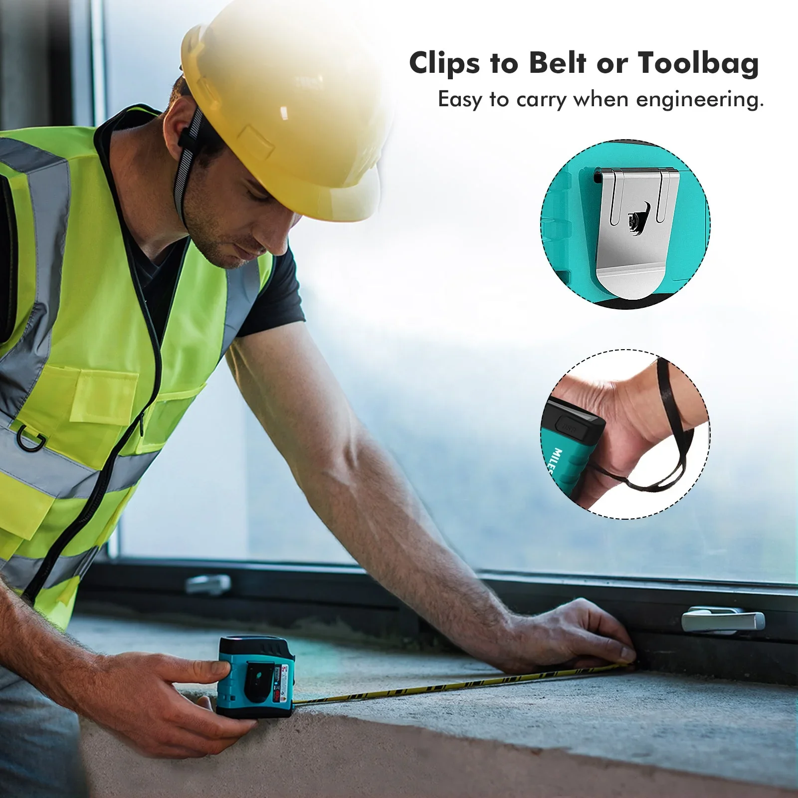 3-in-1 Multifunctional Measuring Tape Delivers Precise Measurements ABS & Stainless Steel Class 2 5m Roll Ruler