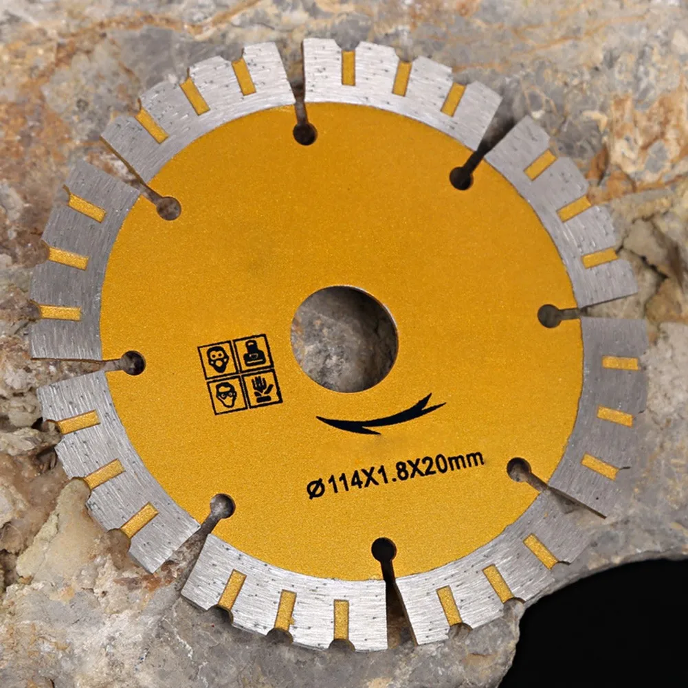 

Dia-mond Saw Blade Disc 114mm Dry Cutting Disc For Marble Concrete Granite Quartz Stone Cutting Angle Grinder Tool