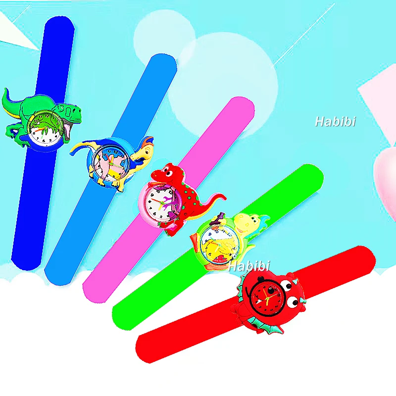 3-15 Years Old Children Watches Study See Time Toy Bracelet Cartoon Animal Kids Watches for Boy Girls Birthday Gift