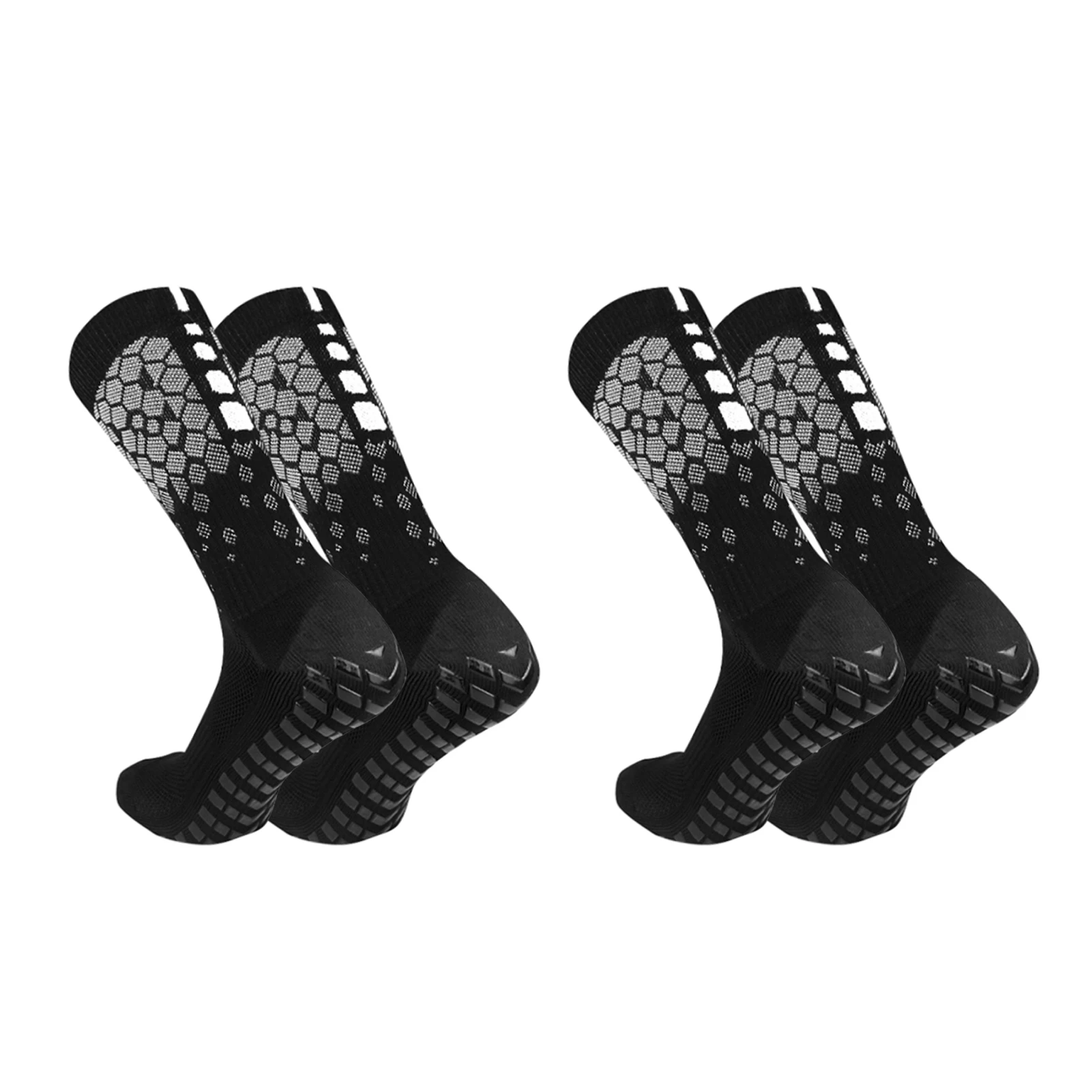 Anti-slip Soccer Socks for Men and Women Breathable Athletic Socks with Grippers for Yoga Football Gym