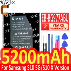 EB-BG977ABU 5200mAh Battery For Samsung GALAXY S10 5G S10X Version SM-G977 SM-G977V/U/T Batteries + Tools