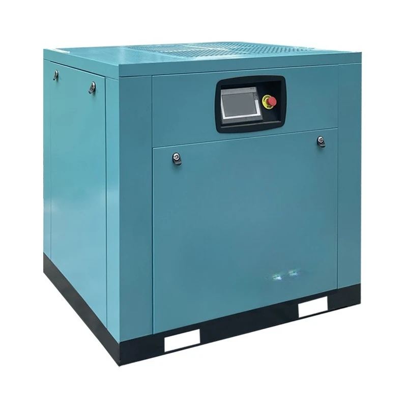 Air compressor 22KW/37KW silent frequency conversion complete set of screw type, air compressor