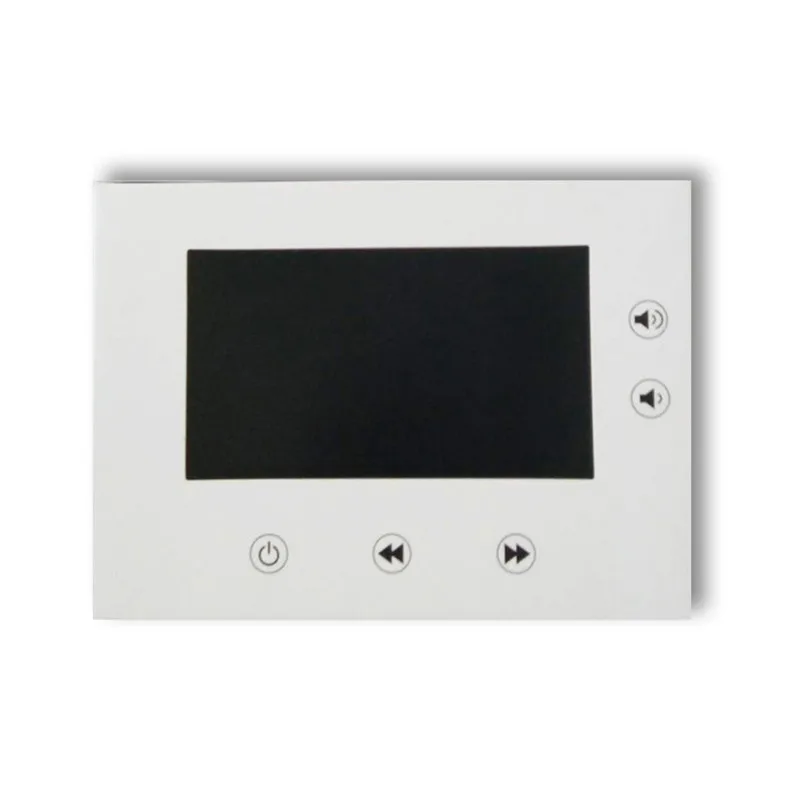 เครื่องโฆษณาห่อกระดาษโมดูลวิดีโอขนาด7นิ้วดีไซน์ใหม่