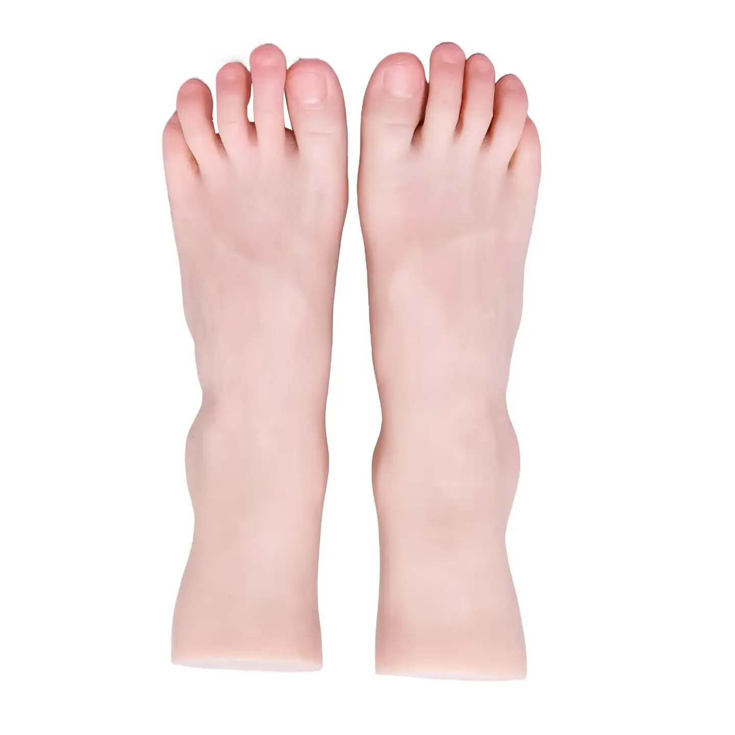 سيليكون محاكاة نموذج للقدم حجم صغير جميل أنثى قالب القدم جوارب حذاء عرض عارضة أزياء حقيقية الدعائم نموذج DZ2901