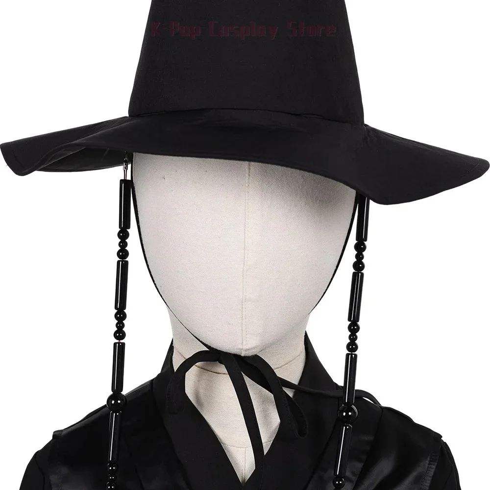 HalloweenK-POP Fantasia caçador de demônios de KPop Saja meninos Jinu Cosplay meninos chapéu roupas traje de desenho animado