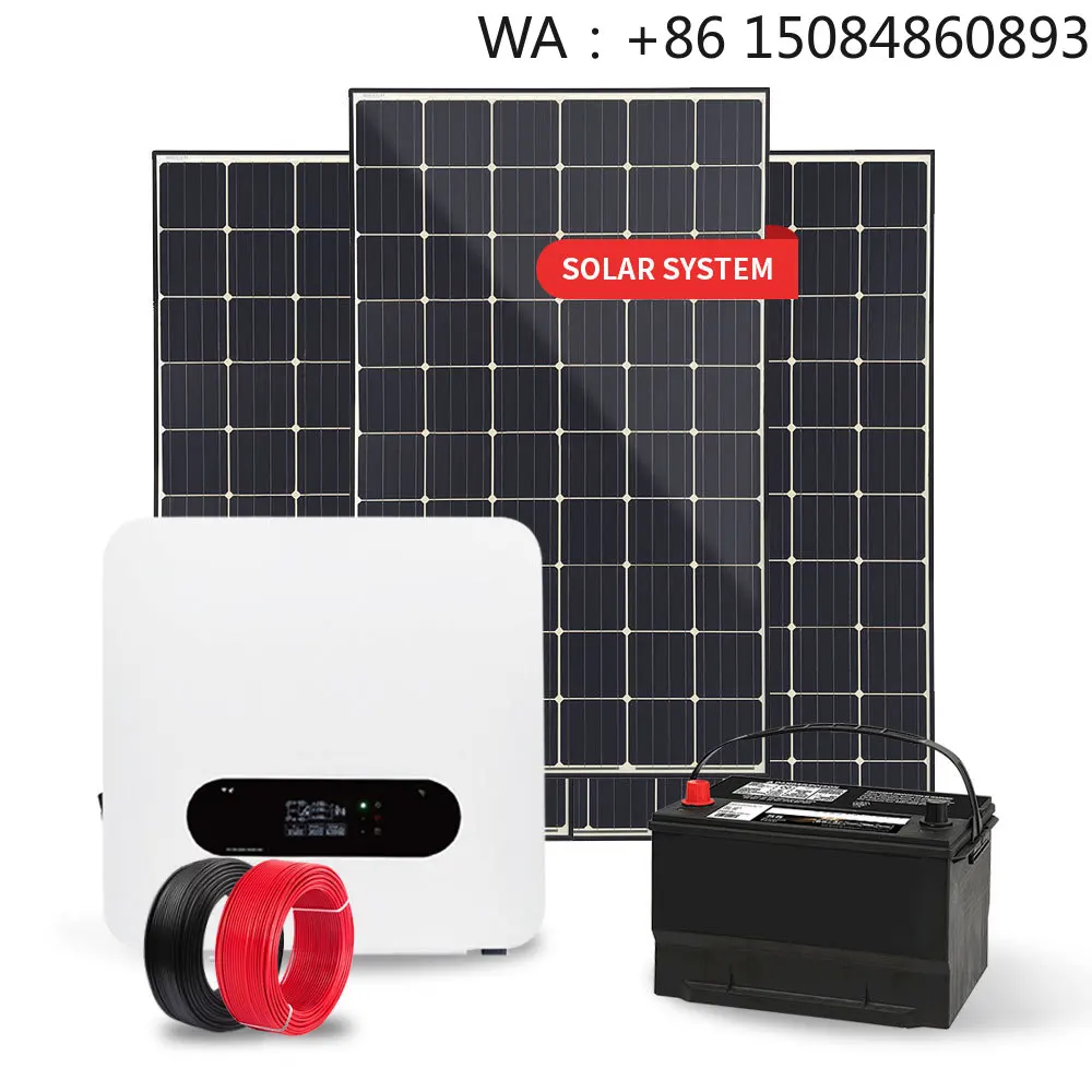 Plug And Play  SystemTiles Roof Balcony Complete Full Package 30KW 20KW 10KW Power Hybrid  Energy Storage System For H