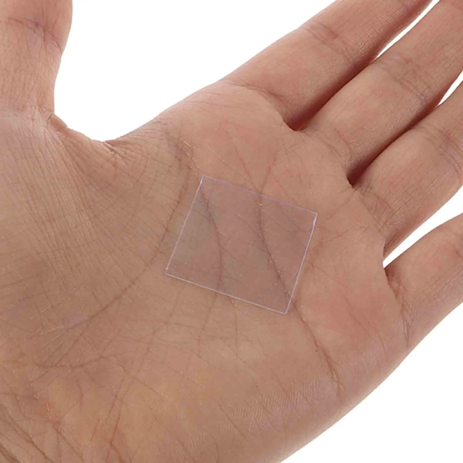 

100Pcs Plastic Blank Microscope Slides Clear Laboratory Slides 22mm Disposable for Urine Tests Plant Specimens Lab Supplies